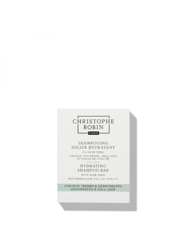 Christophe Robin drėkinantis kietasis plaukų šampūnas HYDRATING SHAMPOO BAR 100 gr.