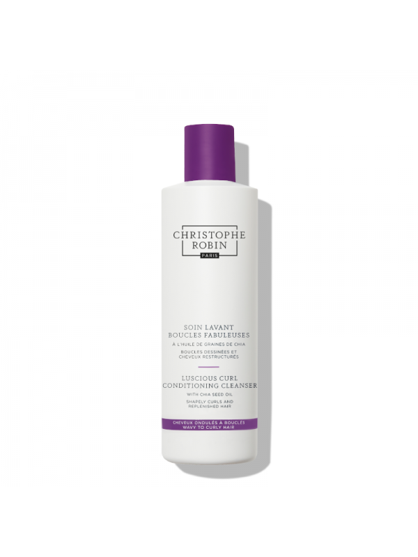 Christophe Robin garbanotų plaukų šampūnas LUSCIOUS CURL CONDITIONING CLEANSER 250 ml.